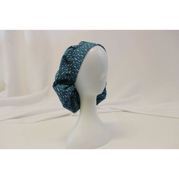 Rain Drops Bouffant Surgical Dental Scrub Cap Chemo Hat - Picture 3 of 4